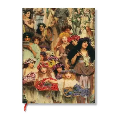 Spring (Lawrence Alma-Tadema) Ultra Unlined Hardback Journal (Elastic Band Closure) - Paperblank