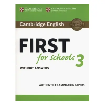 Cambridge English First for Schools 3 Student's Book without Answers