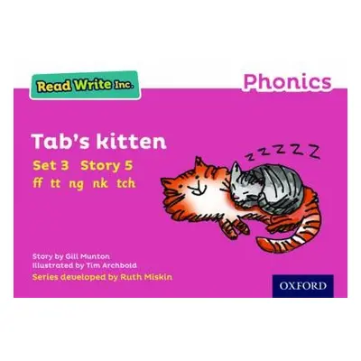 Read Write Inc. Phonics: Tab's Kitten (Pink Set 3 Storybook 5) - Munton, Gill