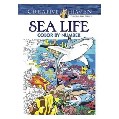 Creative Haven Sea Life Color by Number Coloring Book - Toufexis, George