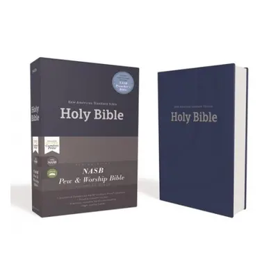 NASB, Pew and Worship Bible, Hardcover, Blue, 1995 Text, Comfort Print - Zondervan