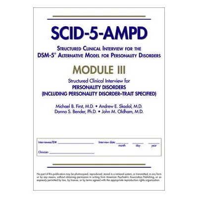 Quick Structured Clinical Interview for DSM-5® Disorders (QuickSCID-5) - First, Michael B. (New 