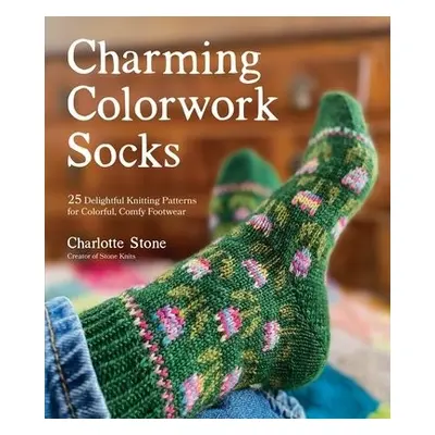 Charming Colorwork Socks - Stone, Charlotte