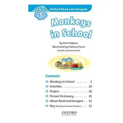 Oxford Read and Imagine: Level 1:: Monkeys in School - Shipton, Paul