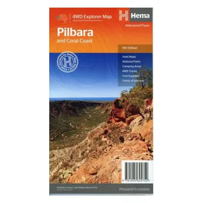 Pilbara a Coral Coast Map