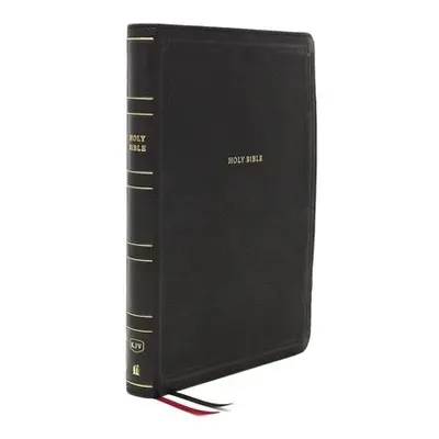 KJV Holy Bible: Giant Print Thinline Bible, Black Leathersoft, Red Letter, Comfort Print: King J