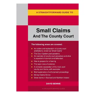 Straightforward Guide to Small Claims and the County Court - Bennie, David