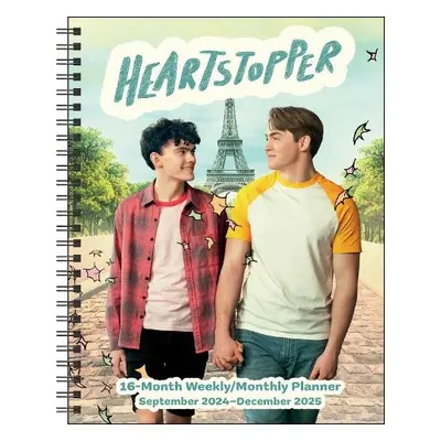 Heartstopper 16-Month 2024-2025 Weekly/Monthly Planner Calendar with Bonus Stickers - Netflix