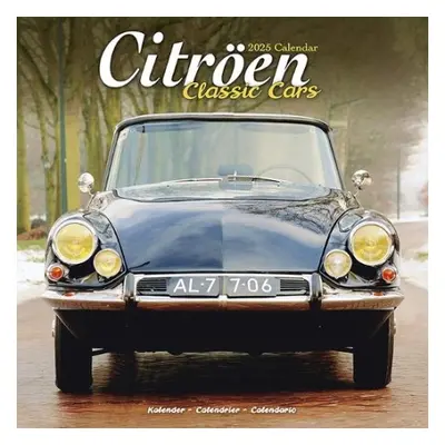 Citroen Classic Cars Calendar 2025 Square Car Wall Calendar - 16 Month