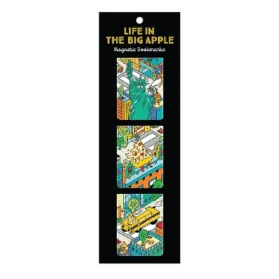 Life In The Big Apple Magnetic Bookmarks - Galison