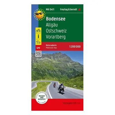 Lake Constance, Motorcycle map 1:200.000 - Freytag Berndt