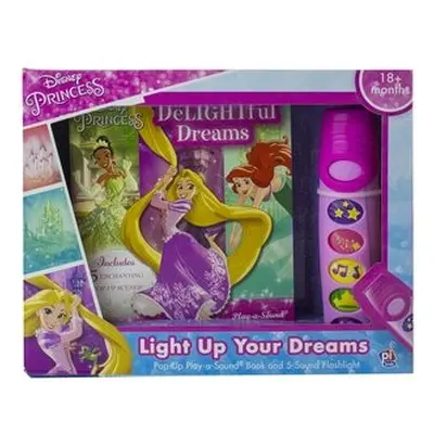 Disney Princess: Light Up Your Dreams Pop-Up Play-a-Sound Book and 5-Sound Flashlight - PI Kids