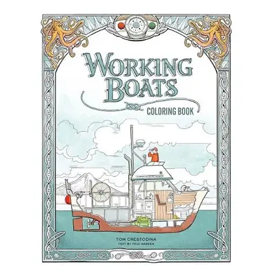 Working Boats Coloring Book - Crestodina, Tom