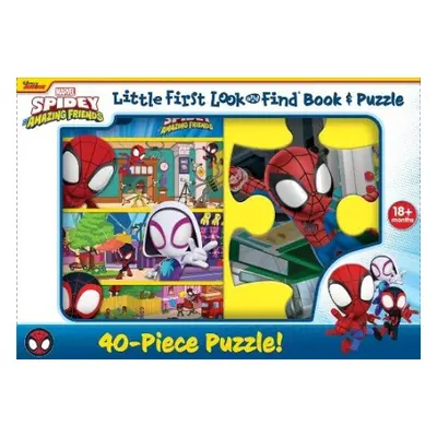 Disney Junior Marvel Spidey and His Amazing Friends: Little First Look and Find Book a Puzzle - 