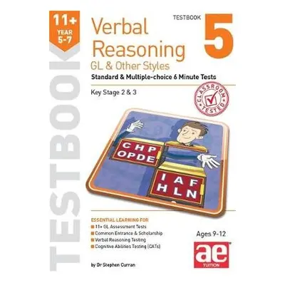 11+ Verbal Reasoning Year 5-7 GL a Other Styles Testbook 5 - Curran, Stephen C. a Stevens, Nicho