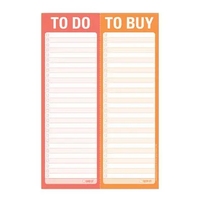 Knock Knock Perforated Pad: To Do/To Buy