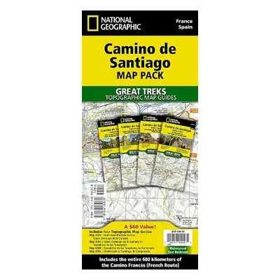 Camino de Santiago Map Map Pack Bundle - National Geographic Maps