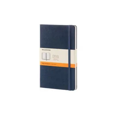 Moleskine Sapphire Blue Large Ruled Notebook Hard