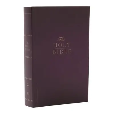 NKJV Compact Paragraph-Style Bible w/ 43,000 Cross References, Purple Softcover, Red Letter, Com