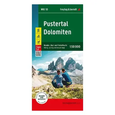 Pustertal - Dolomites Hiking, Cycling a Leisure Map