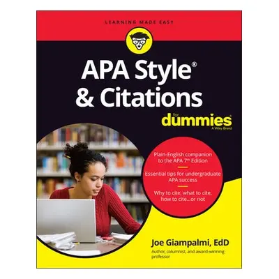 APA Style a Citations For Dummies - Giampalmi, Joe