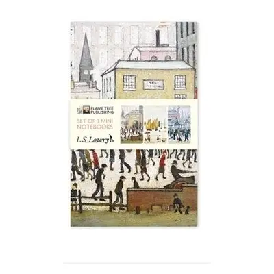 L.S. Lowry Set of 3 Mini Notebooks