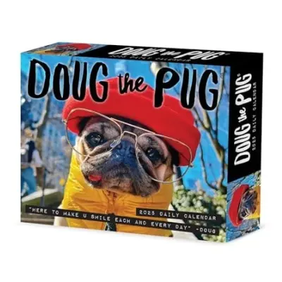 Doug the Pug 2025 6.2 X 5.4 Box Calendar-USA