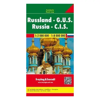 Russia - CIS Road Map 1:2 000 000 - 1:8 000 000