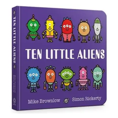 Ten Little Aliens Board Book - Brownlow, Mike