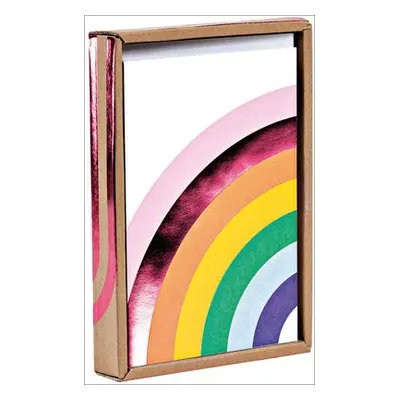 Over the Rainbow Luxe Foil Notecard Box - Ampersand