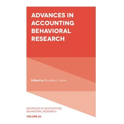 Advances in Accounting Behavioral Research