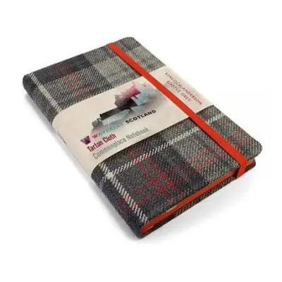 Waverley S.T. (M): Castle Grey Pocket Genuine Tartan Cloth Commonplace Notebook