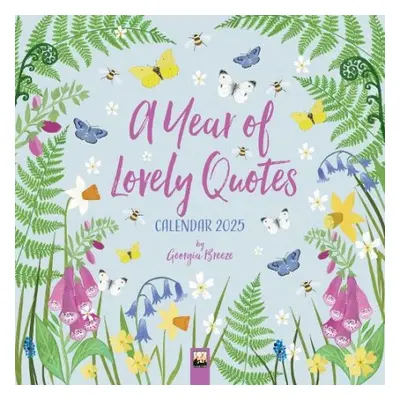 Year of Lovely Quotes Wall Calendar 2025 (Art Calendar)