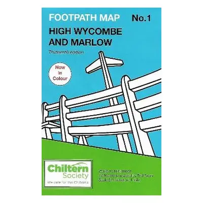 Chiltern Society Footpath Map No. 1 High Wycombe and Marlow - Moon, Nick