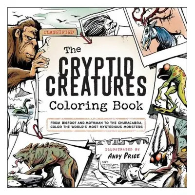 Cryptid Creatures Coloring Book