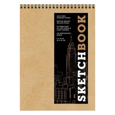 Sketchbook (basic medium spiral fliptop landscape Kraft) - Union Square a Co.