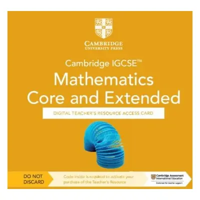 Cambridge IGCSE™ Mathematics Core and Extended Digital Teacher's Resource - Individual User Lice