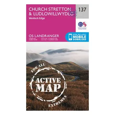 Ludlow a Church Stretton, Wenlock Edge - Ordnance Survey