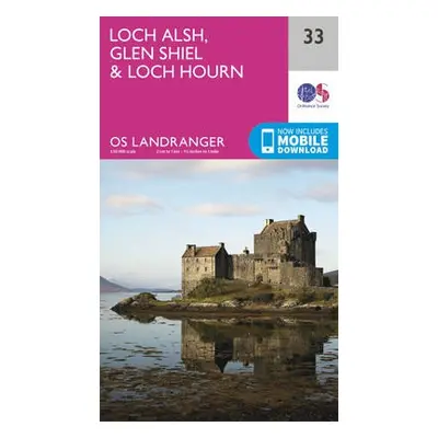 Loch Alsh, Glen Shiel a Loch Hourn - Ordnance Survey