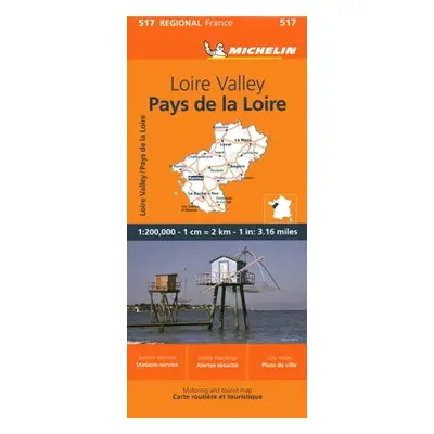 Pays de la Loire - Michelin Regional Map 517 - Michelin