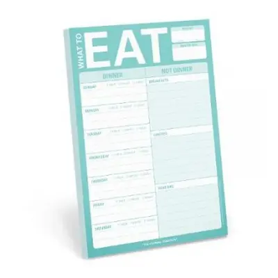 Knock Knock What to Eat Pad (Mint Green)