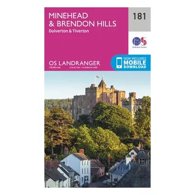 Minehead a Brendon Hills, Dulverton a Tiverton - Ordnance Survey