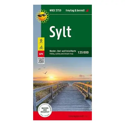 Sylt, Walking Cycling a Leisure Map 1:35.000 - Freytag Berndt