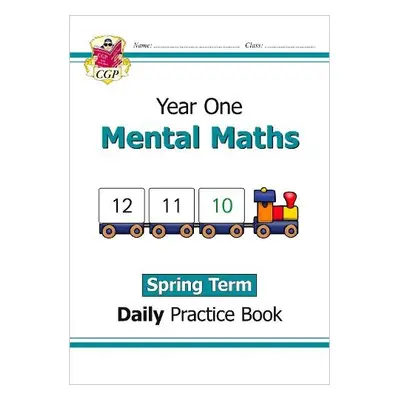 KS1 Mental Maths Year 1 Daily Practice Book: Spring Term - CGP Books