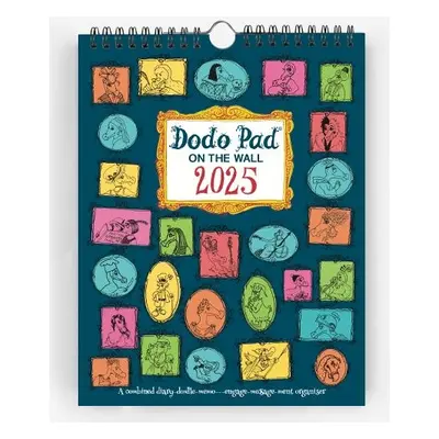 Dodo Pad On The Wall 2025 - Calendar Year Wall Hanging Week to View Calendar Organiser - Dodo, L