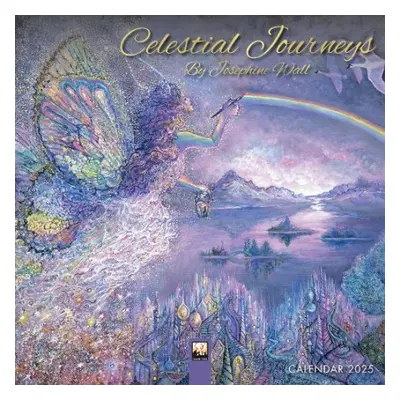 Celestial Journeys by Josephine Wall Mini Wall Calendar 2025 (Art Calendar)