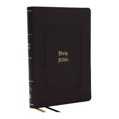 KJV Holy Bible: Giant Print Thinline Bible, Black Leathersoft, Red Letter, Comfort Print (Thumb 