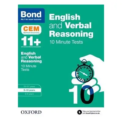 Bond 11+: English a Verbal Reasoning: CEM 10 Minute Tests - Hughes, Michellejoy a Bond 11+