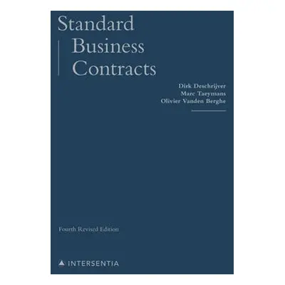 Standard Business Contracts - Deschrijver, Dirk a Taeymans, Marc a Vanden Berghe, Olivier