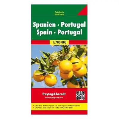 Spain - Portugal Road Map 1:700 000